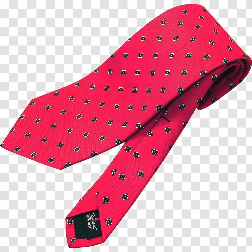 Necktie Polka Dot Designer Silk Pink - Tie Transparent PNG