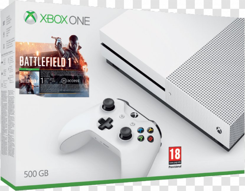 Battlefield 1 Microsoft Xbox One S Forza Horizon 3 Controller Video Game Consoles - 4k Resolution - Boxing Wii Transparent PNG