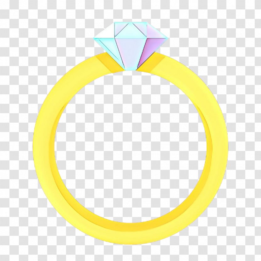Yellow Circle - Fashion Accessory - Engagement Ring Oval Transparent PNG