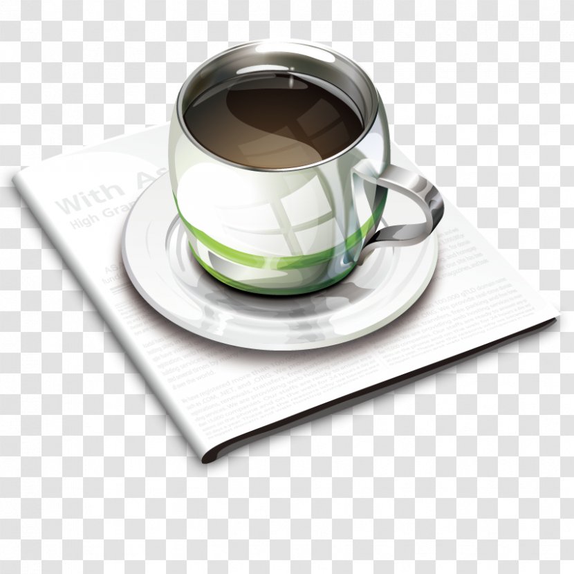 Coffee Cup Espresso Mug Glass - Serveware - Vector Tea Transparent PNG