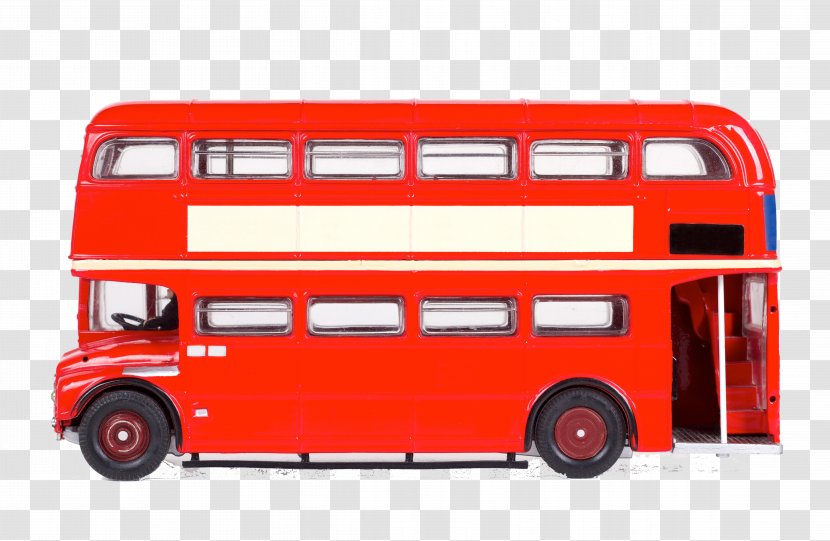 Big Ben Double-decker Bus Coach London Buses - Mode Of Transport - Hand-painted Transparent PNG