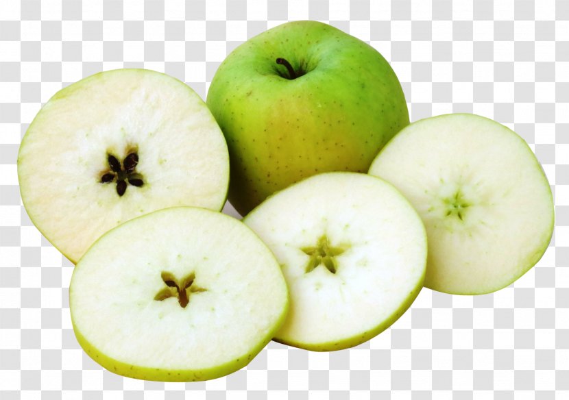 Granny Smith Apple Food - Organic - With Slices Transparent PNG