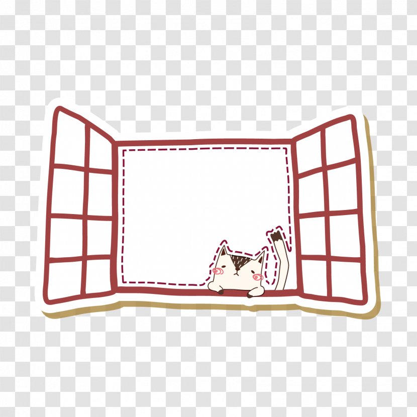 Window Cartoon - Painting Transparent PNG