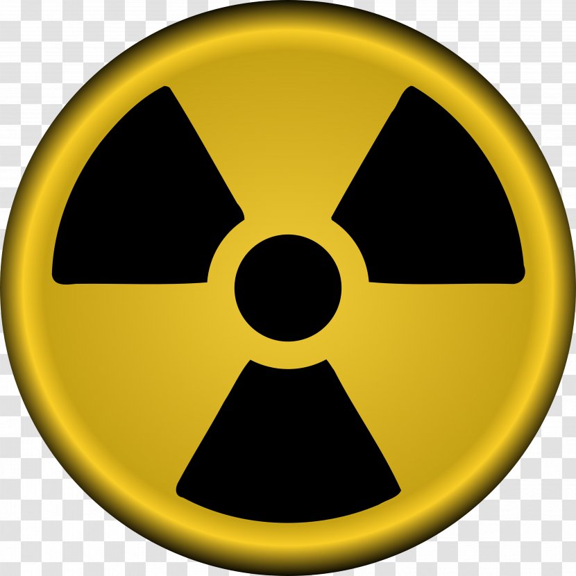 Radiation Nuclear Weapon Hazard Symbol Radioactive Decay - Reactor Transparent PNG