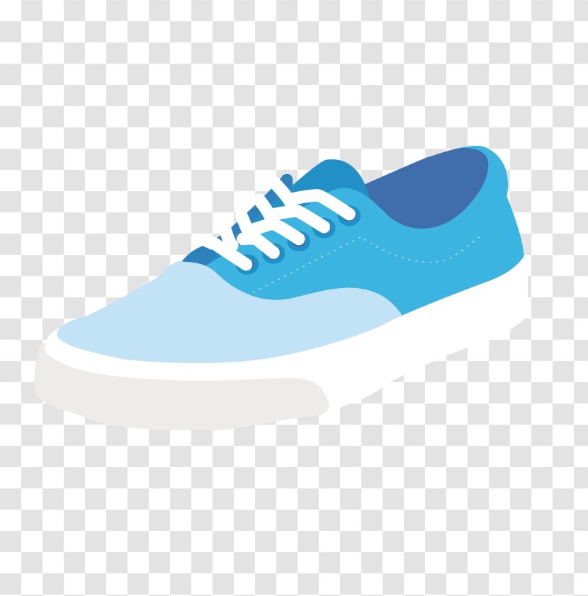 Blue Shoelaces Sneakers Espadrille - Brand - Vector Shoes Transparent PNG