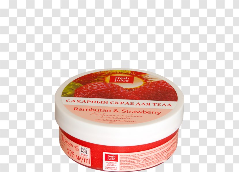 Cream Exfoliation Skin Macadamia Oil Flavor - Strawberry Juice Transparent PNG