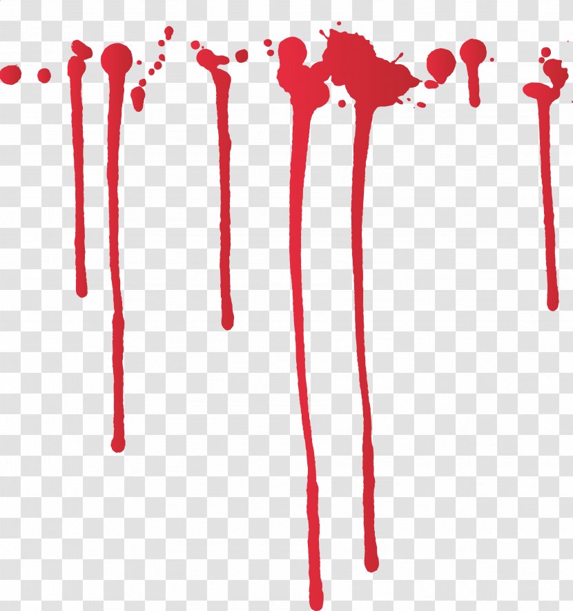 Ink Paint Splatter Film - Blood Flowing Over A Large Area Transparent PNG