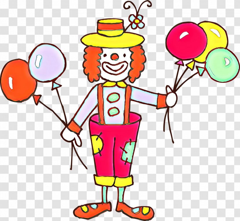 Cartoon Clip Art Clown Happy Performing Arts Transparent PNG