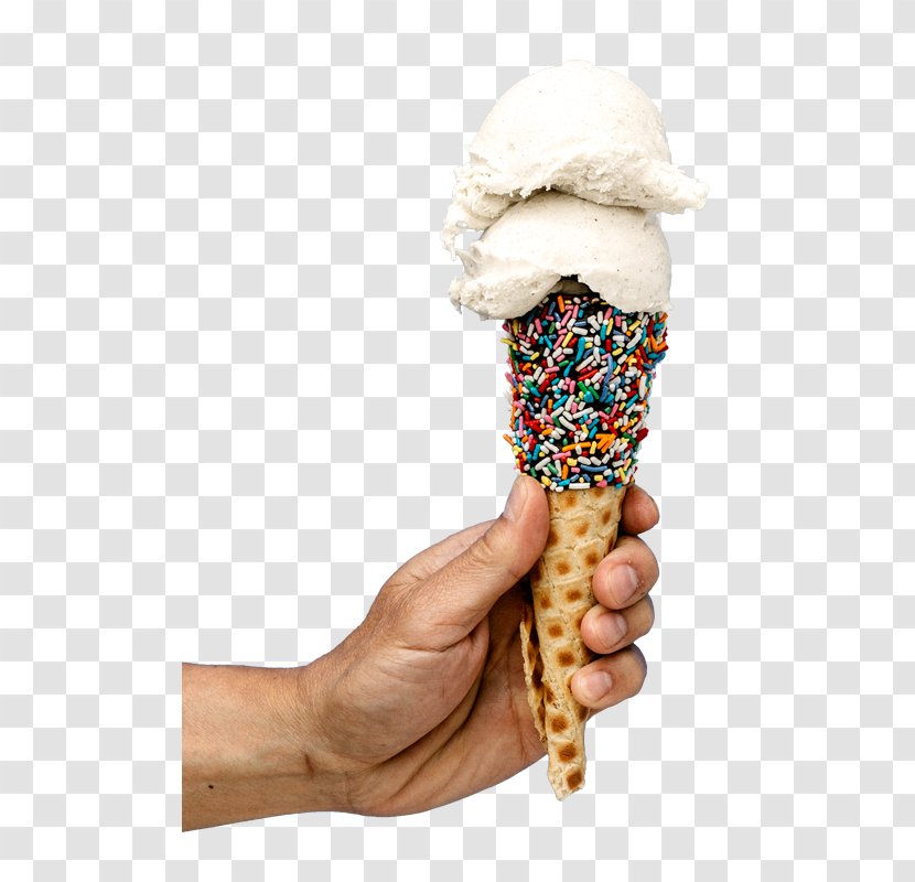 Ice Cream Cones Thumb - Finger Transparent PNG
