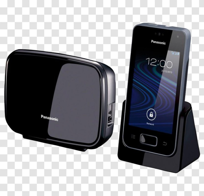 Panasonic KX PRX150 Cordless Telephone Home & Business Phones - Android Ice Cream Sandwich Transparent PNG