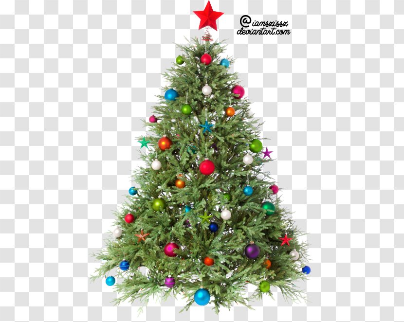 Christmas Tree Decoration Clip Art - Evergreen - Creative Download Transparent PNG