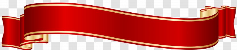 Banner Bàner Clip Art - Red - Gold Dots Transparent PNG