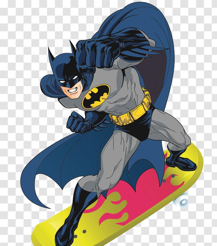 Batman Clip Art - Watercolor - Cartoon Characters Transparent PNG