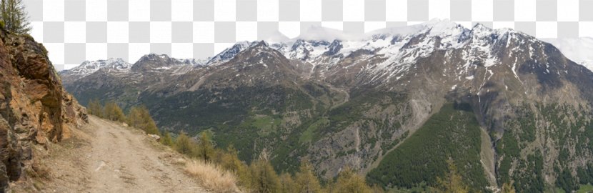 Mountain View Landscape Ridge - Glacial Landform Transparent PNG