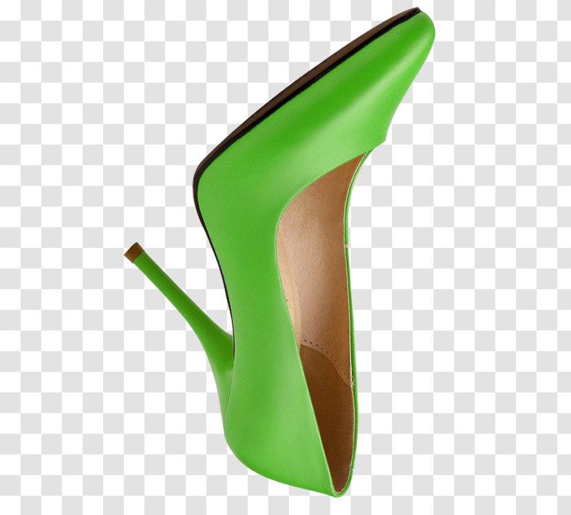 Green High-heeled Footwear Shoe Designer - Christian Louboutin - A High Heels Transparent PNG