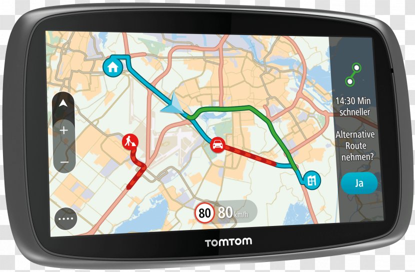 GPS Navigation Systems Satellite TomTom Traffic Tracking Unit - Gps Transparent PNG