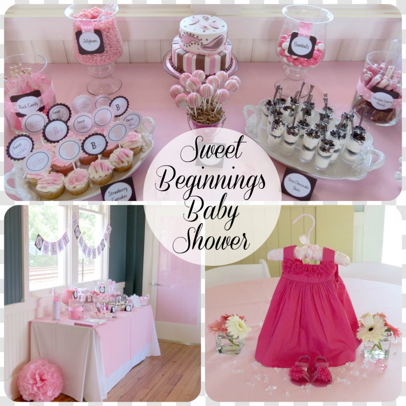 Table Setting Baby Shower Party Centrepiece - Heart - Boutique Transparent PNG
