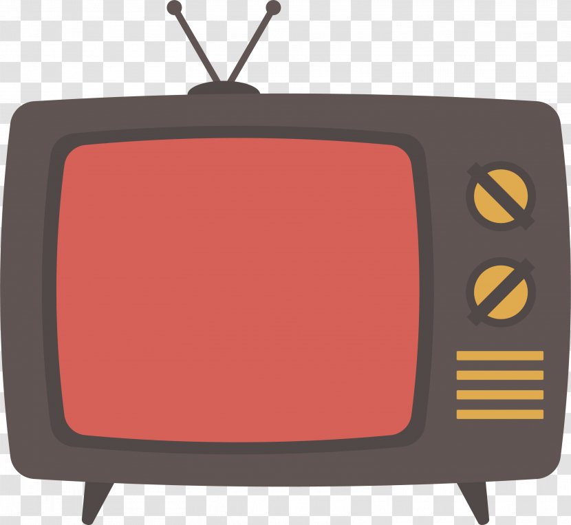 Television Set Download - Antenna Tv - Retro Old TV Transparent PNG