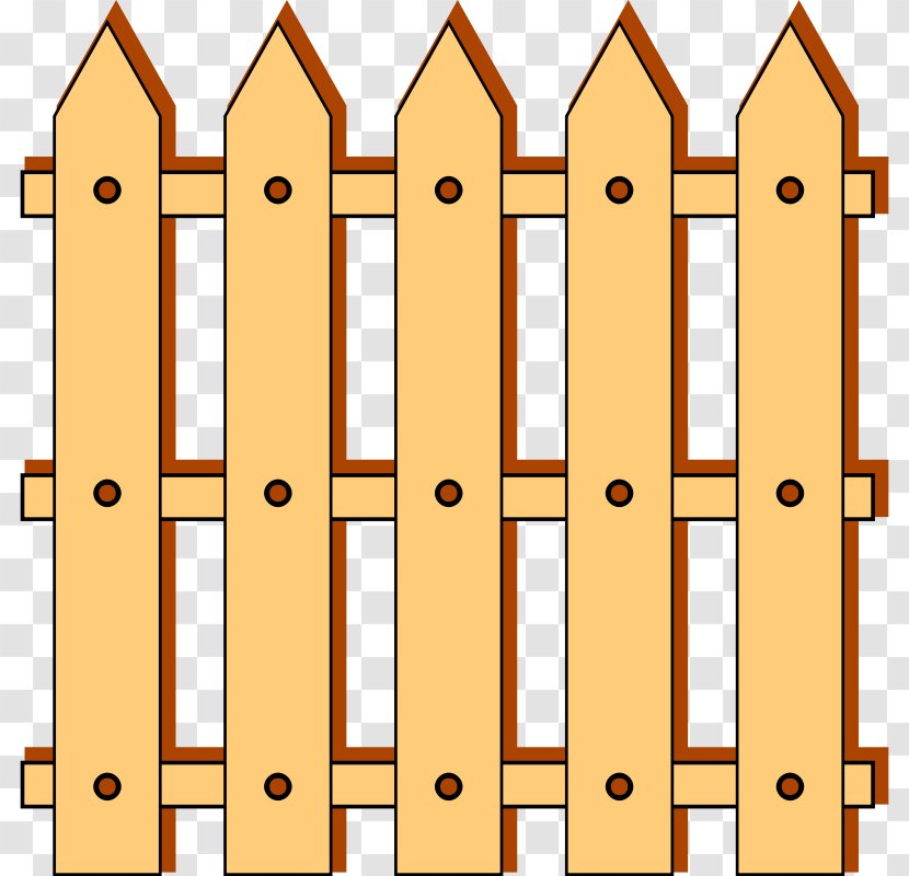 Picket Fence Gate Clip Art - Material Transparent PNG