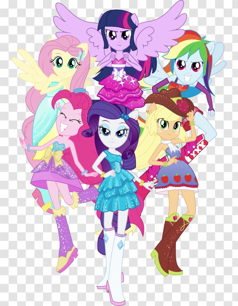 Rainbow Dash Pinkie Pie Pony Applejack Rarity - Tree - The Seven Wonders Transparent PNG