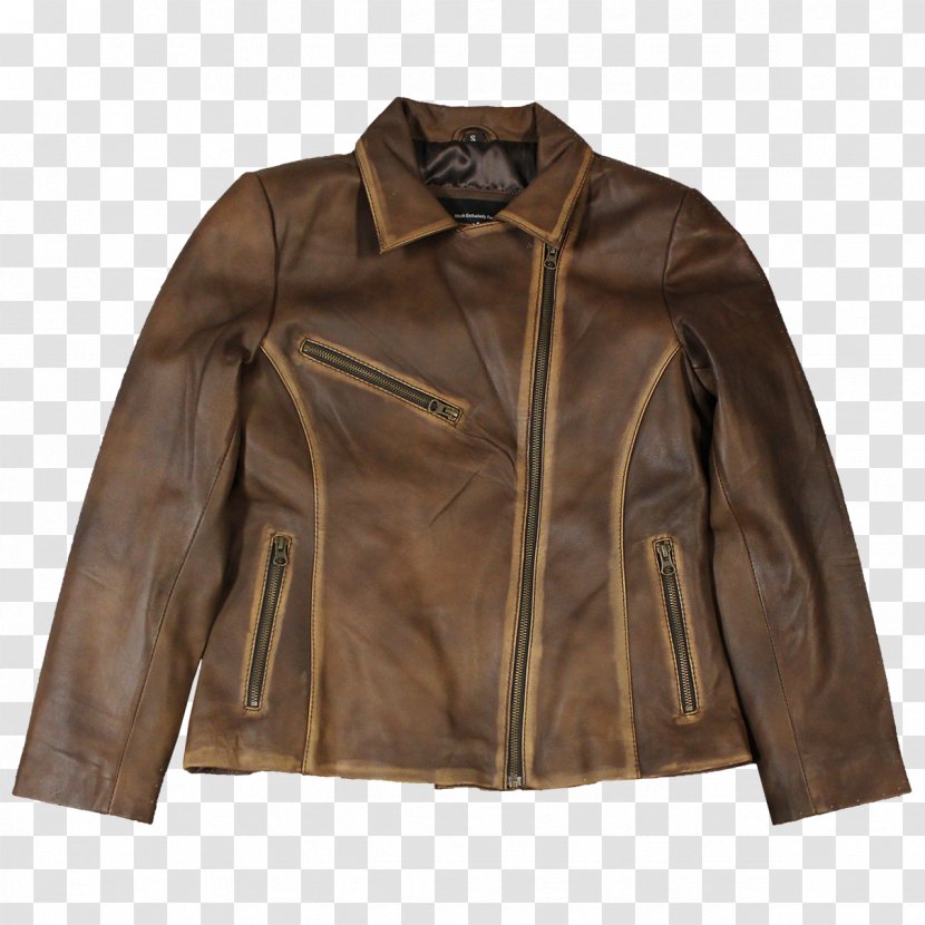 Leather Jacket Fashion Coat - Boutique - Old Style Transparent PNG