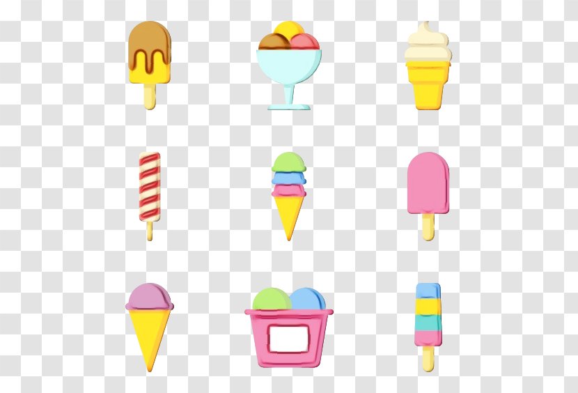 Birthday Candle - Ice Cream Cone - Pop Transparent PNG