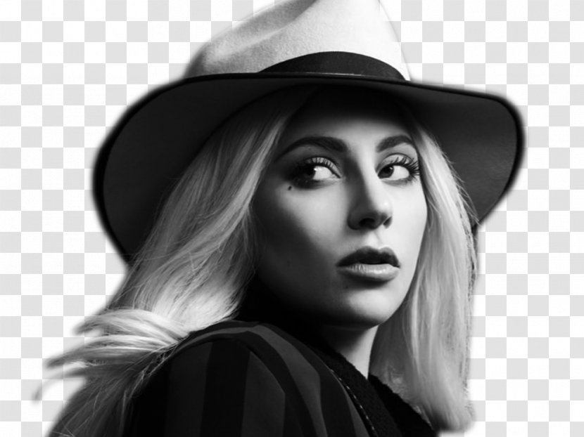 Lady Gaga Black And White New York City Super Bowl LI Halftime Show Joanne - Silhouette Transparent PNG