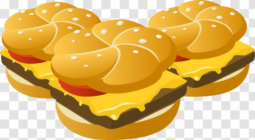 Fast Food Hamburger Cheeseburger Clip Art - Bread - Broccoli Transparent PNG