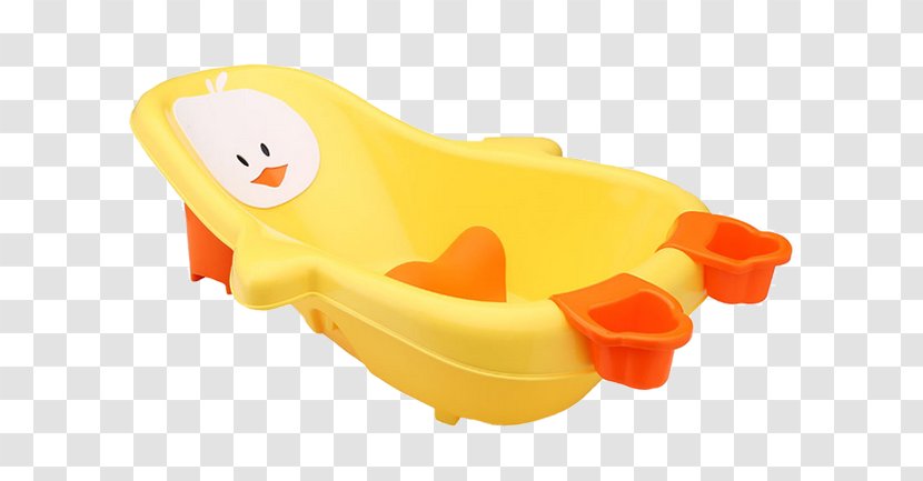 Duck Bathing Cartoon - Plastic - Duckling Bathtub Transparent PNG