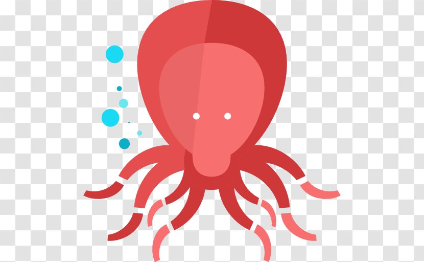 Octopus Symbol Clip Art - Heart - Octapus Transparent PNG