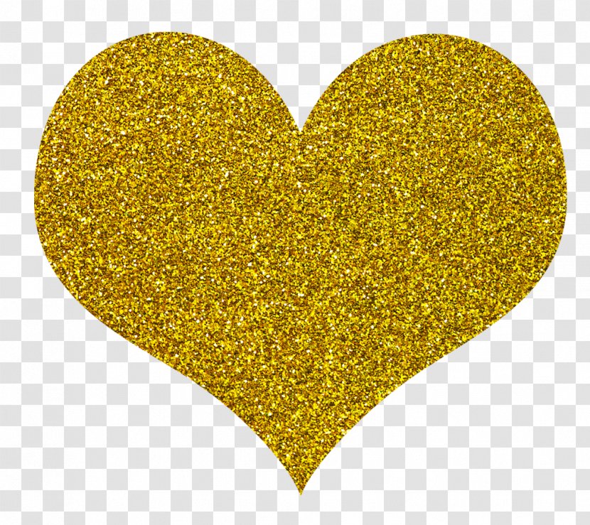 Goldpreis Glitter - Gold - Heart Transparent PNG