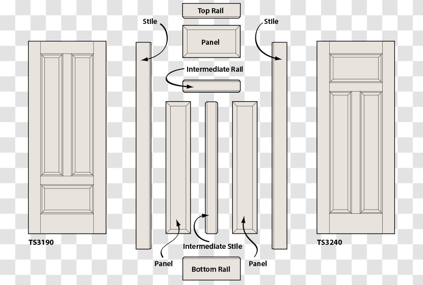 Medium-density Fibreboard Fiberboard Architectural Engineering Door Material - Diagram Transparent PNG