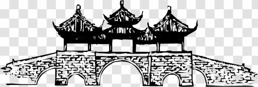 China Chinese Architecture - Architect - Ancient Bridge Transparent PNG
