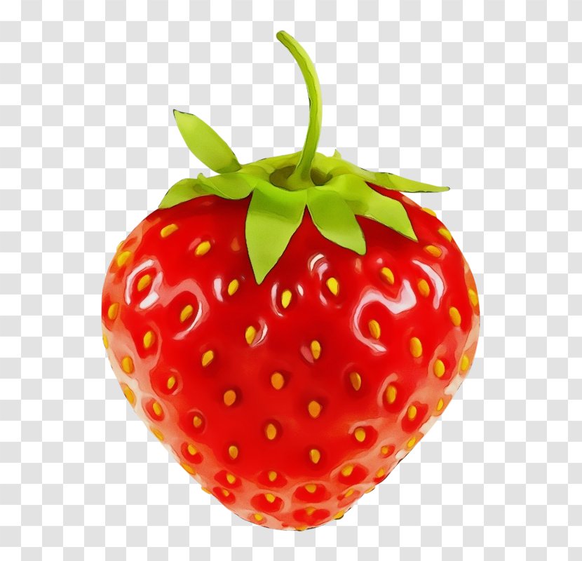 Strawberry - Wet Ink - Berry Food Transparent PNG