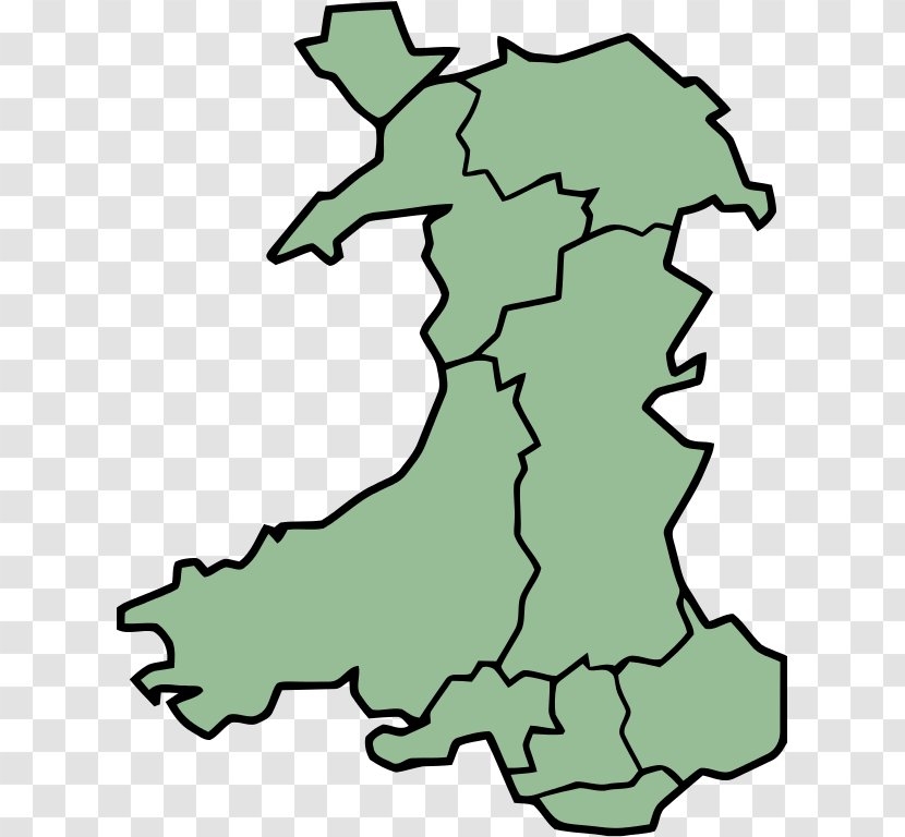 Cardiff Preserved Counties Of Wales Gwynedd England Welsh - Ceremonial Transparent PNG
