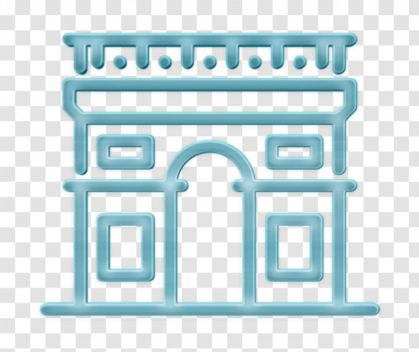 Landmark Icon Arc De Triomphe Icon Monuments Icon Transparent PNG