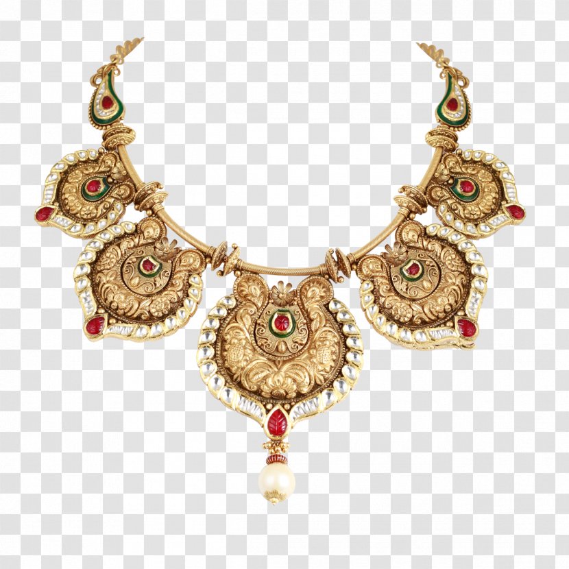 Antique Necklace Jewellery Jewellers Gold - Pendant Transparent PNG