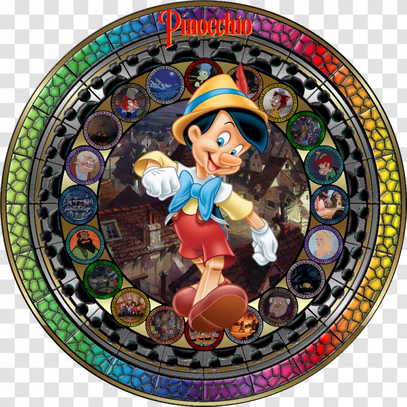 Stained Glass Window Belle The Walt Disney Company - Cinderella - Pinocchio Transparent PNG