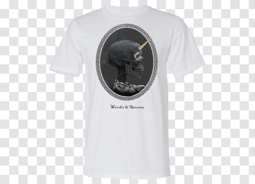 T-shirt Balaclava Sleeve Cotton Unicorn - Com Transparent PNG