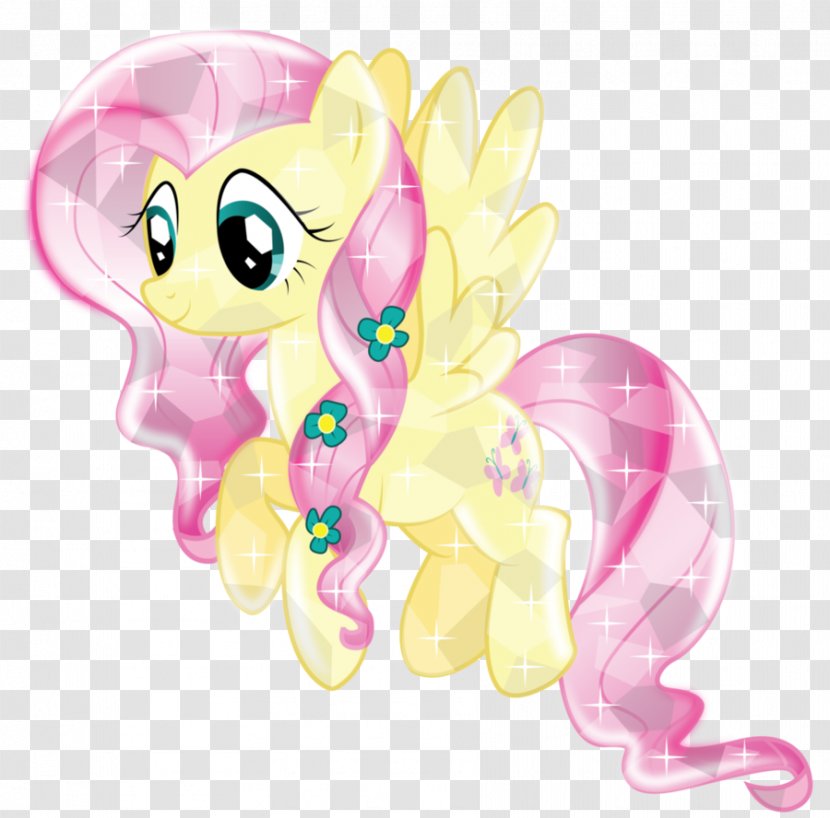 Fluttershy My Little Pony Pinkie Pie Horse - Fictional Character - Shine Effect Transparent PNG