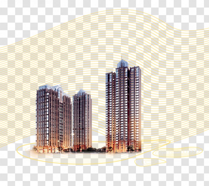 Yunfu Building Architectural Engineering Real Property Apartment - Condominium - High-rise Summer Flying Lines Transparent PNG