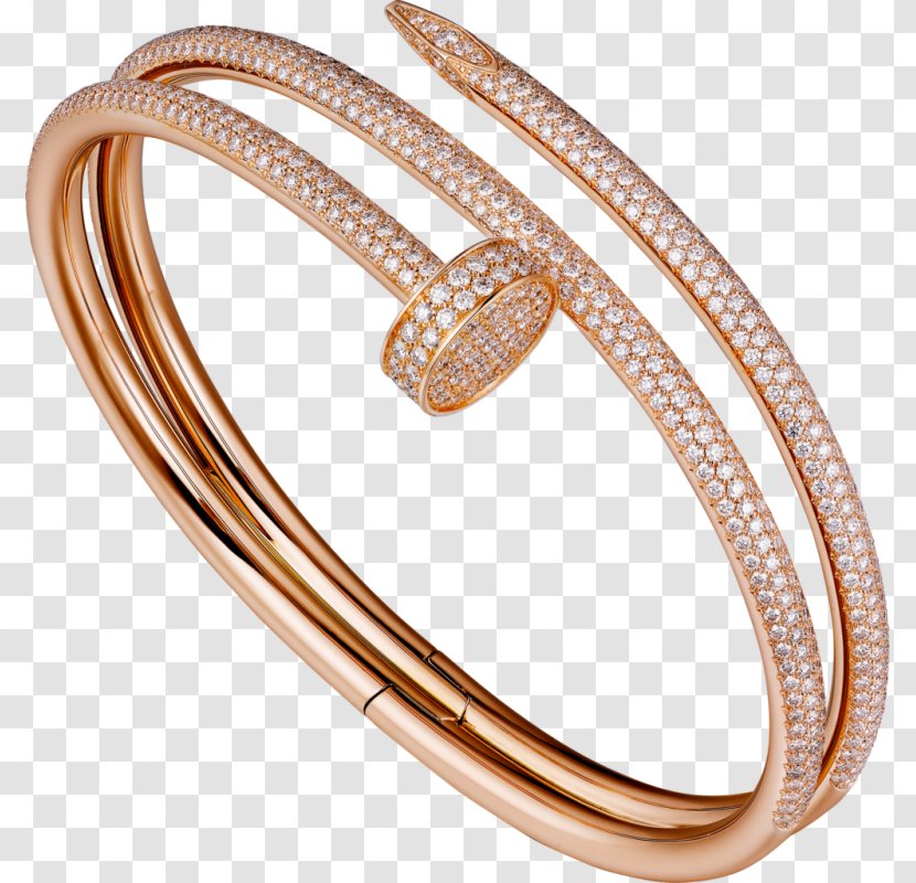Earring Cartier Bracelet Jewellery Gold - Bangle Transparent PNG