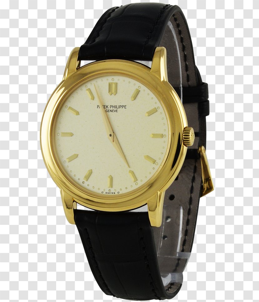 Bulova Men's Brown Strap Watch - Patek Philippe Co Transparent PNG