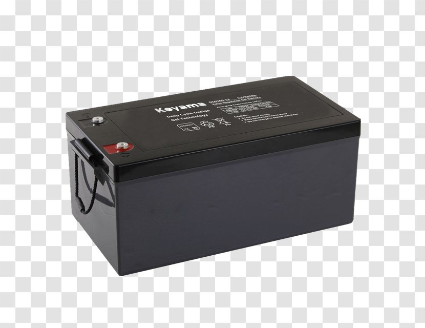 Electric Battery VRLA Deep-cycle Rechargeable UPS - Power Supply Transparent PNG