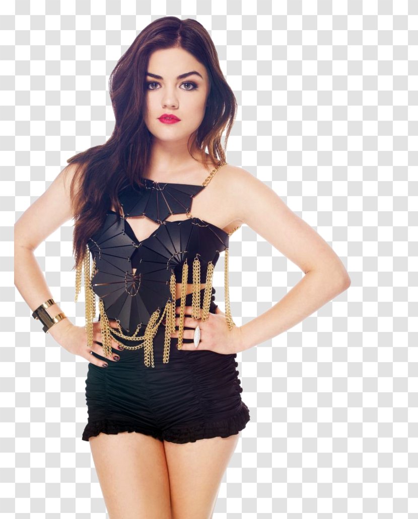 Lucy Hale Pretty Little Liars Aria Montgomery Photo Shoot Actor - Watercolor Transparent PNG