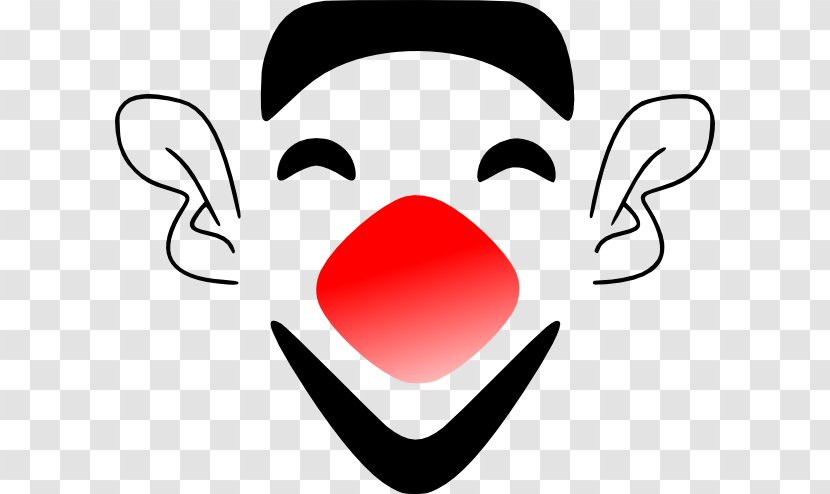 Clown Laughter Face Clip Art - Scalable Vector Graphics - Cartoon Transparent PNG