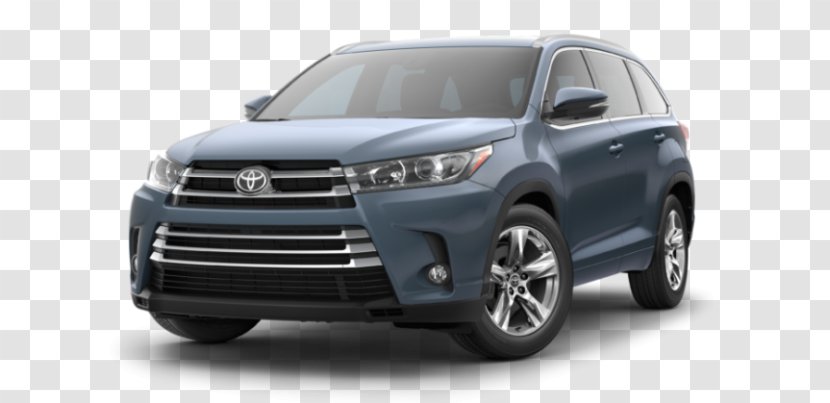 2018 Toyota Highlander Limited Platinum Sport Utility Vehicle Hybrid Car - V6 Engine Transparent PNG