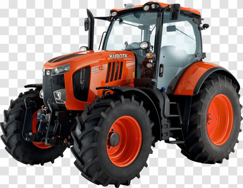 Tractor Kubota Corporation Agriculture Agricultural Machinery Heavy - Automotive Tire Transparent PNG