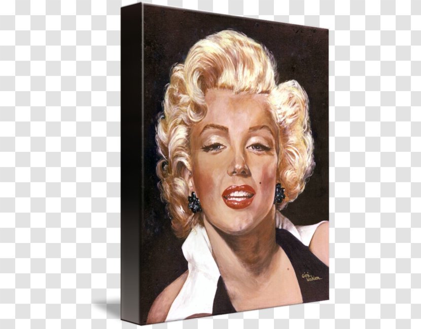Legends Of The Silver Screen Blond Hair Coloring Long - Forehead - Marilyn Monroe Transparent PNG