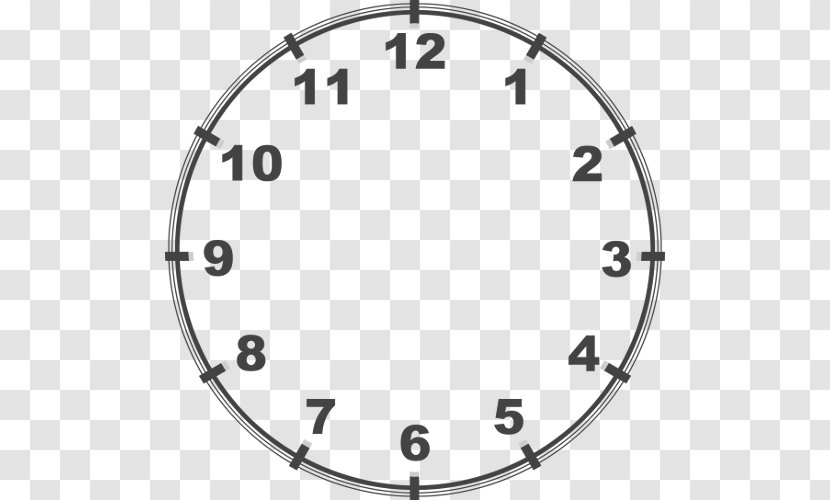 Clock Face Worksheet Time Mathematics Transparent PNG